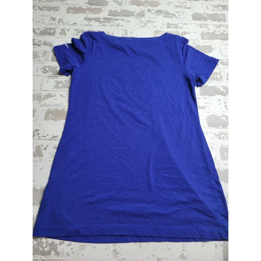 NIKE NFL Team Apparel New York Giants Blue Short Sleeve T-Shirt Women's M